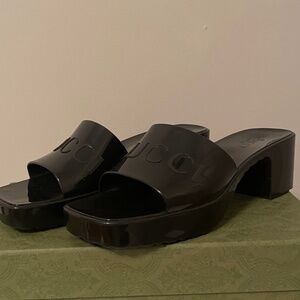 Gucci block mule
